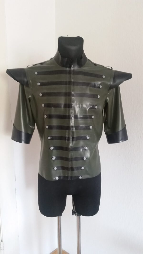 Regimental Jacket oliv/schwarz_Maniac Latex