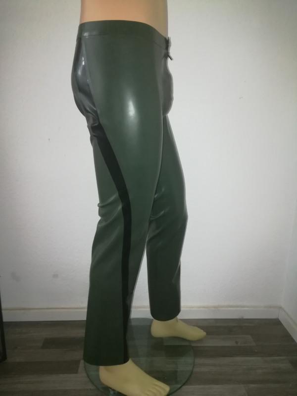 Regimental Trousers oliv/schwarz_Maniac Latex