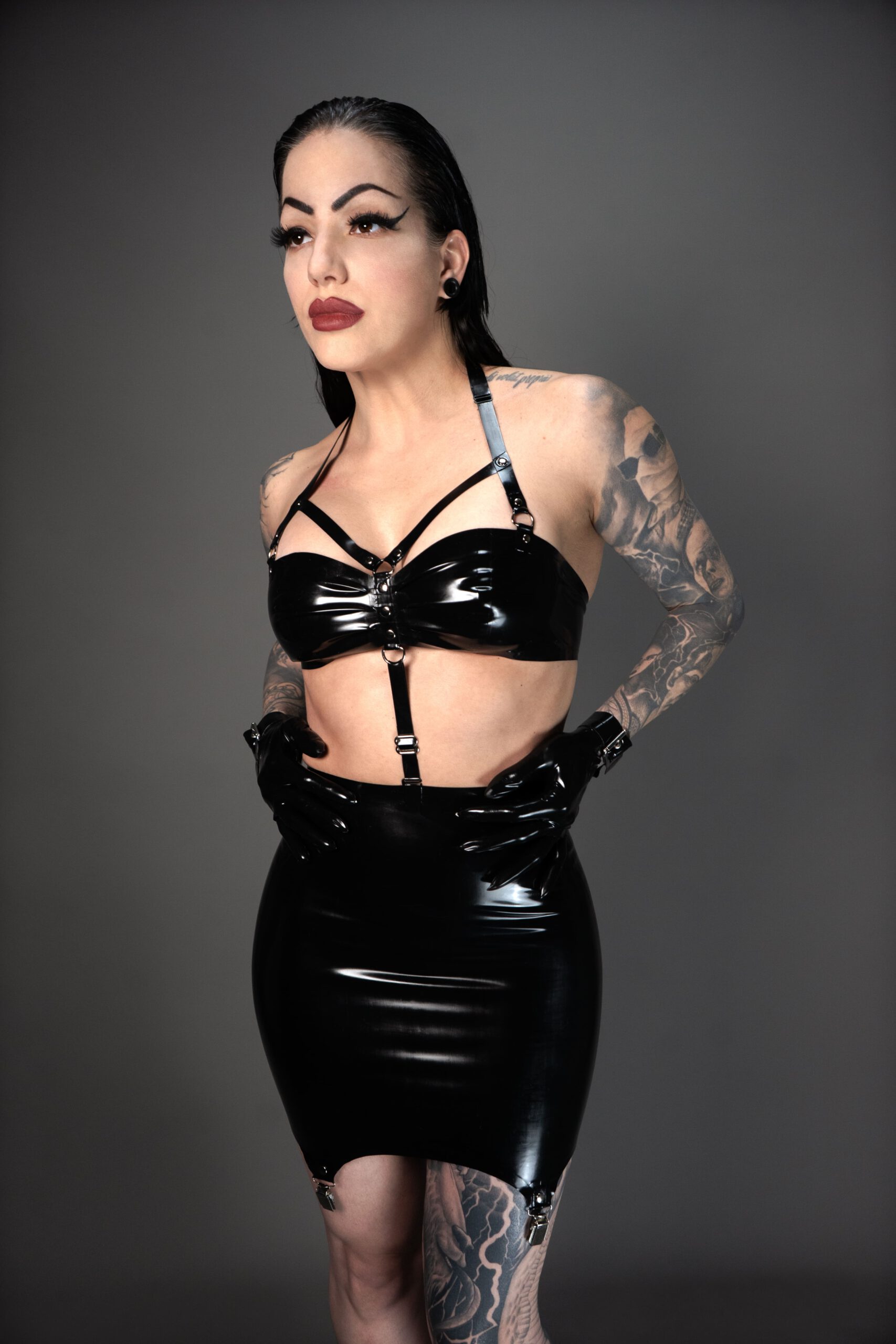 Slash Dress by Maniac Latex