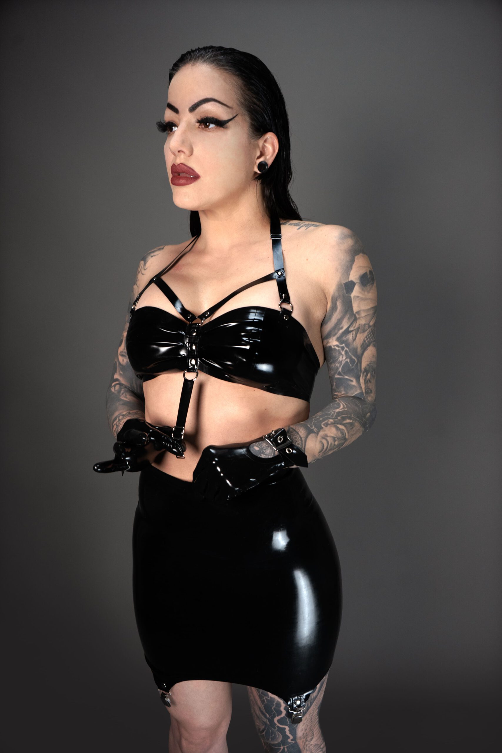 Slash Dress by Maniac Latex
